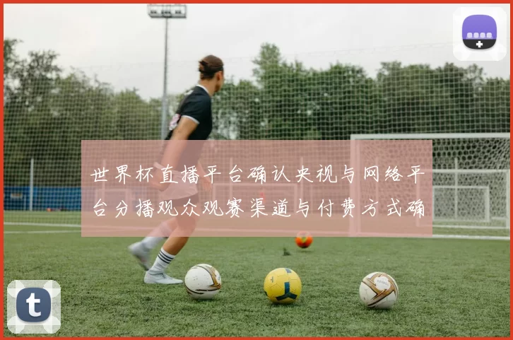 世界杯直播平台确认央视与网络平台分播观众观赛渠道与付费方式确定