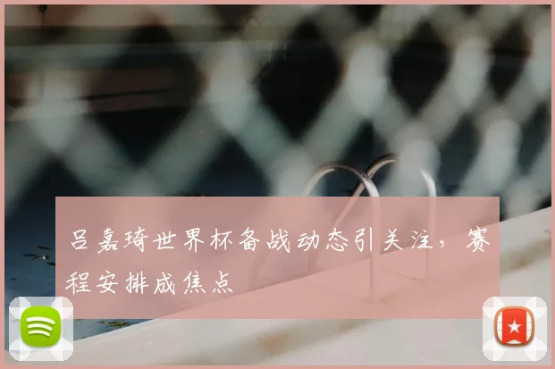 吕嘉琦世界杯备战动态引关注,赛程安排成焦点